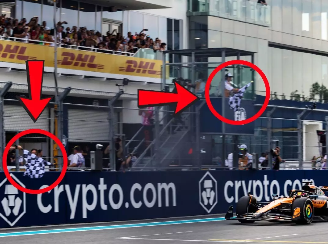 Foto zur News: Erklärt: Warum in der Formel 1 zwei (!) Zielflaggen geschwenkt werden