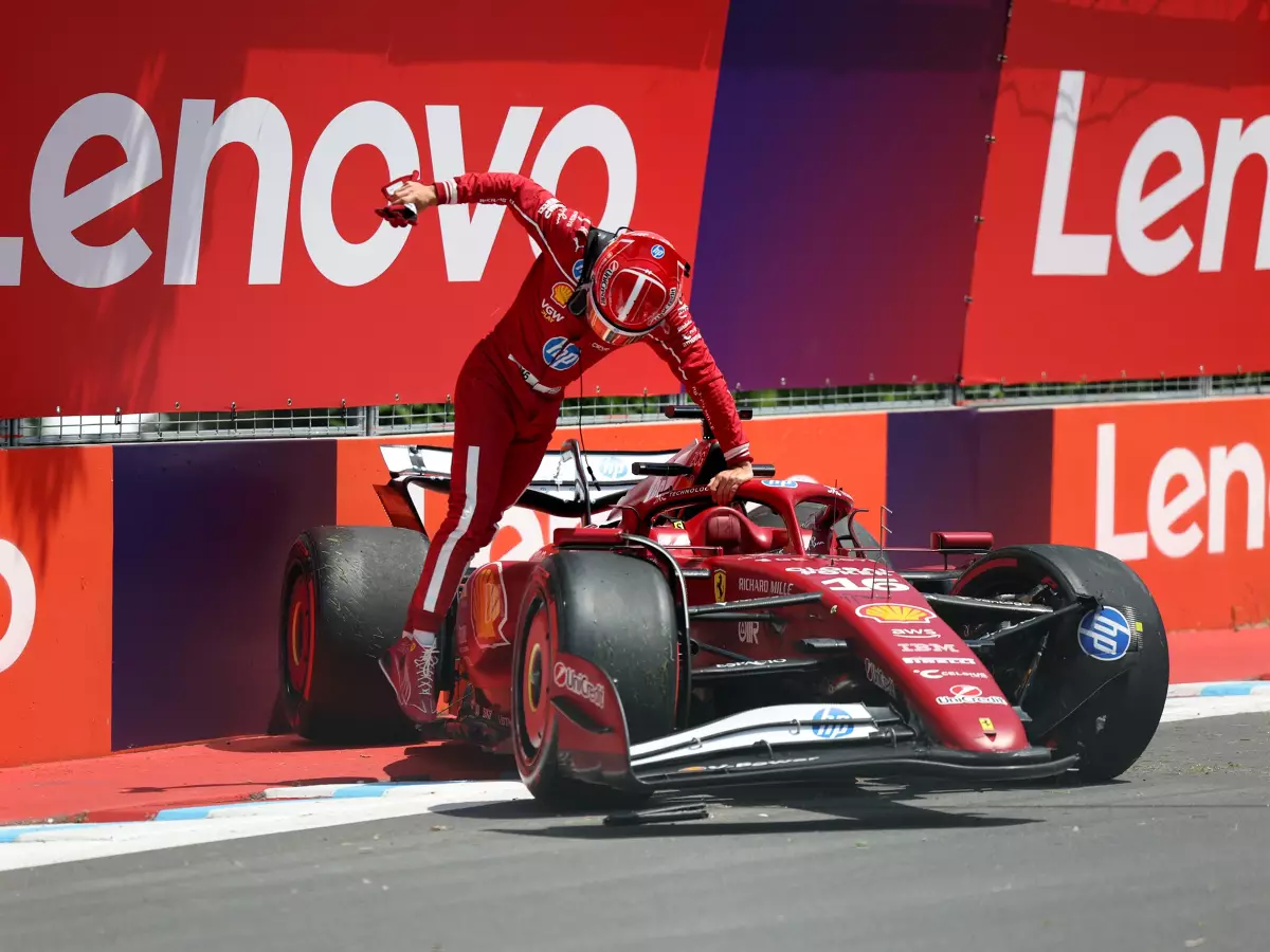 Charles Leclerc Foto zur News: Erstes Training in Kanada: Charles Leclerc verschätzt sich und crasht!