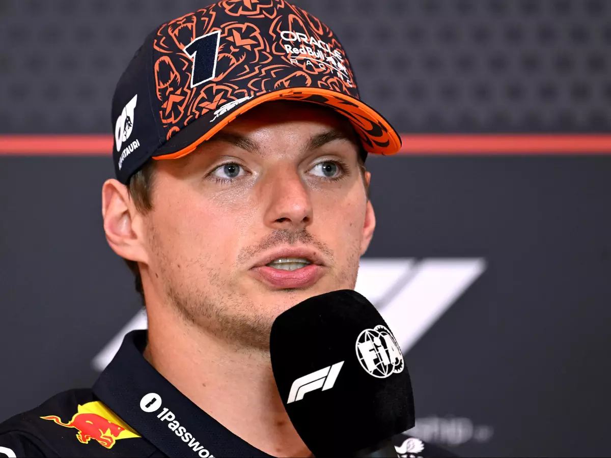Max Verstappen (Red Bull) Foto in den Nachrichten: erklärt: Warum Max Verstappen (fast) in der Pressekonferenz nichts gesagt hat!