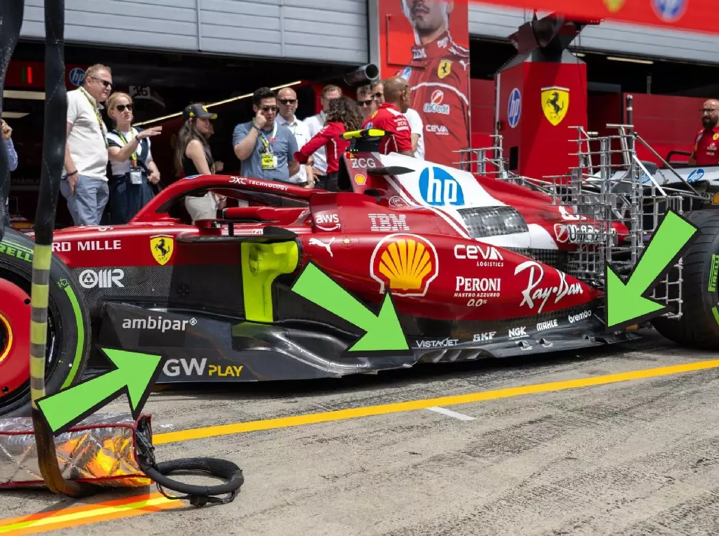 Foto zur News: Updates Spielberg: Ferrari hat die größten Neuerungen