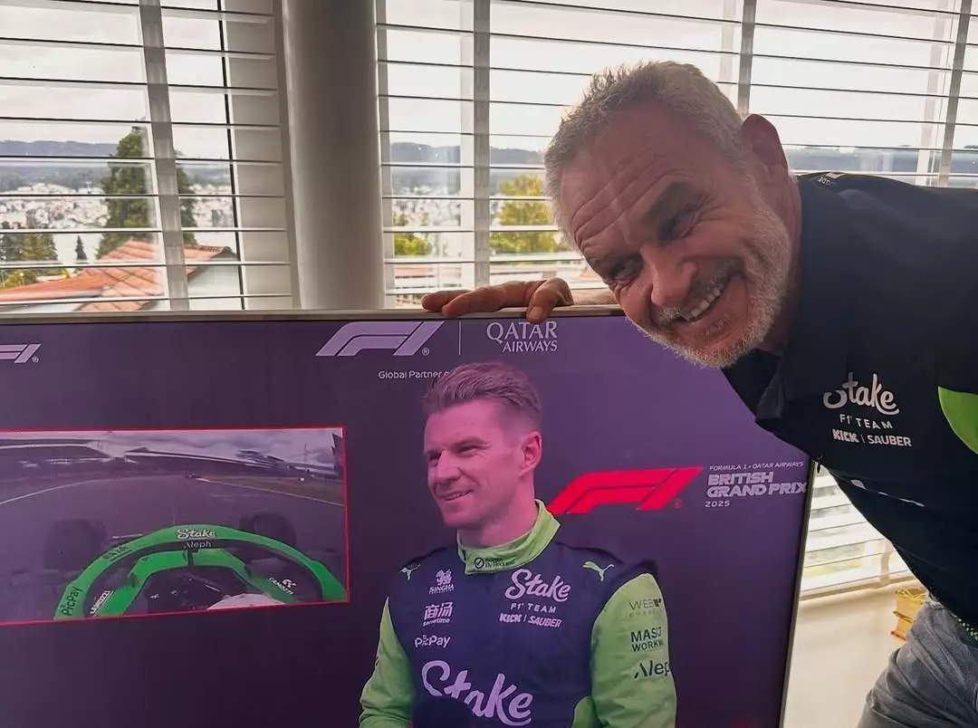 Beat Zehnder Foto zur News: Beat Zehnder jubelt zu Hause über Hülkenbergs Podium: "Er ist so geil!"