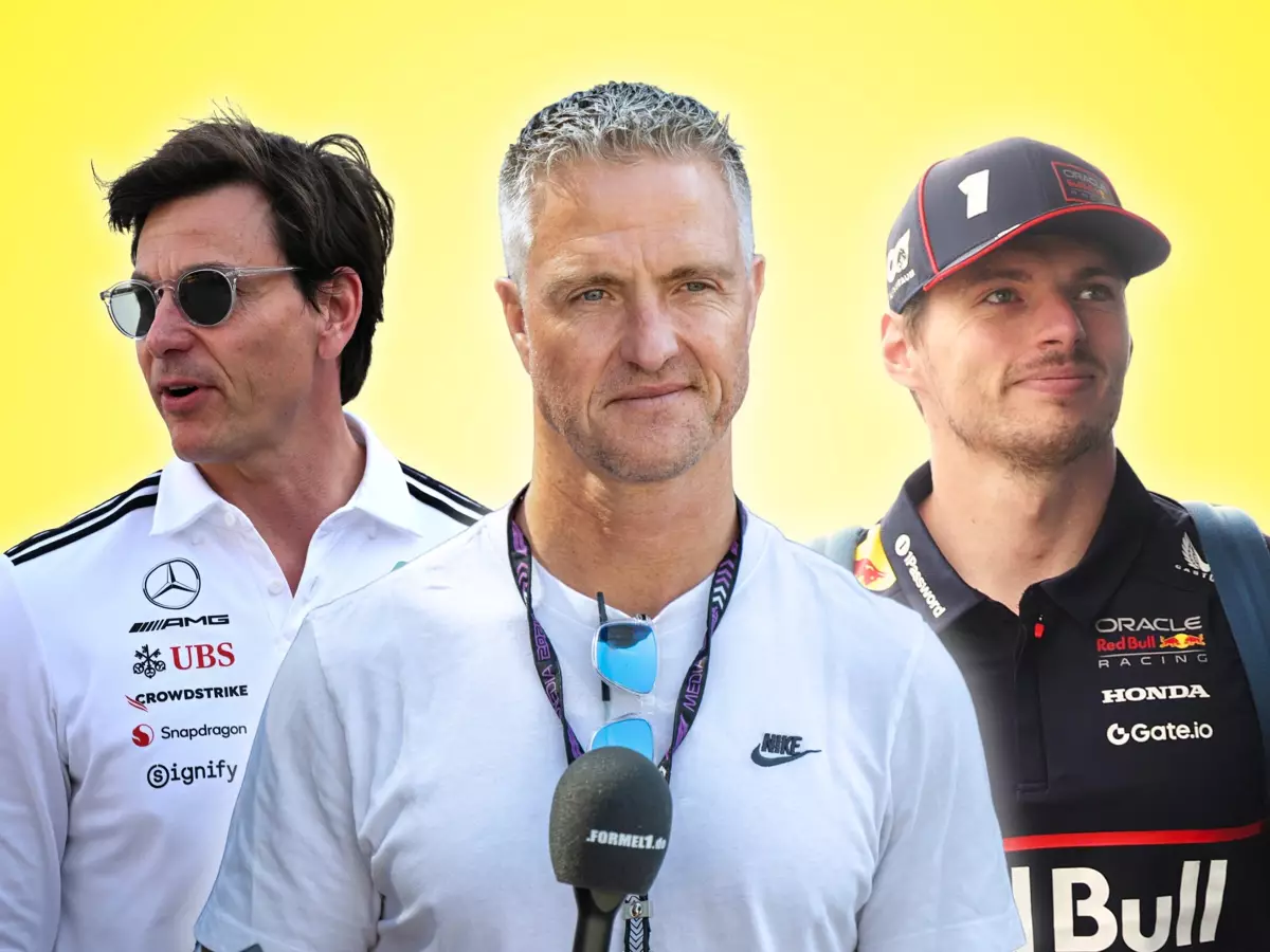 Toto Wolff, Ralf Schumacher, Max Verstappen Foto zur News: Ralf Schumacher: Verstappen macht sich Red-Bull-Abschied "wirklich nicht leicht"