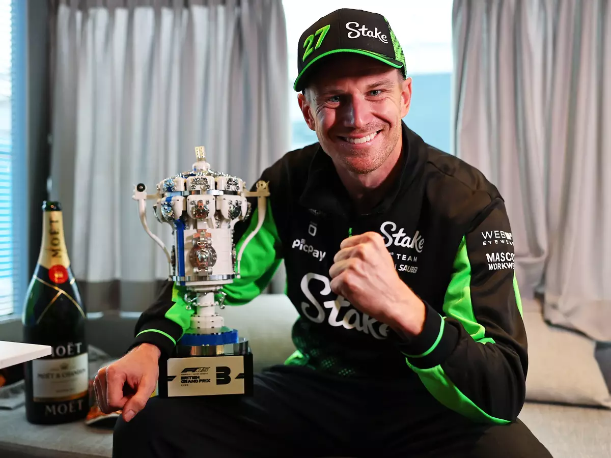 Nico Hülkenberg schrieb mit dem Podiumsplatz in Silverstone Formel-1-Geschichte Foto zur News: Bortoleto: Hülkenbergs Entscheidungen haben Unterschied gemacht