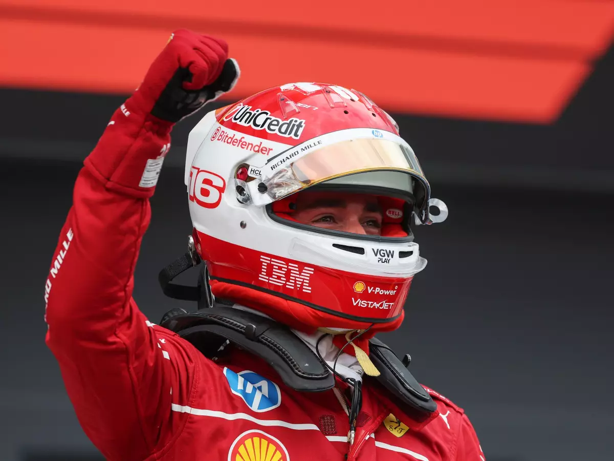 Charles Leclerc Foto zur News: "Mamma Mia!" Mit dieser Ungarn-Pole für Leclerc hätte niemand gerechnet!