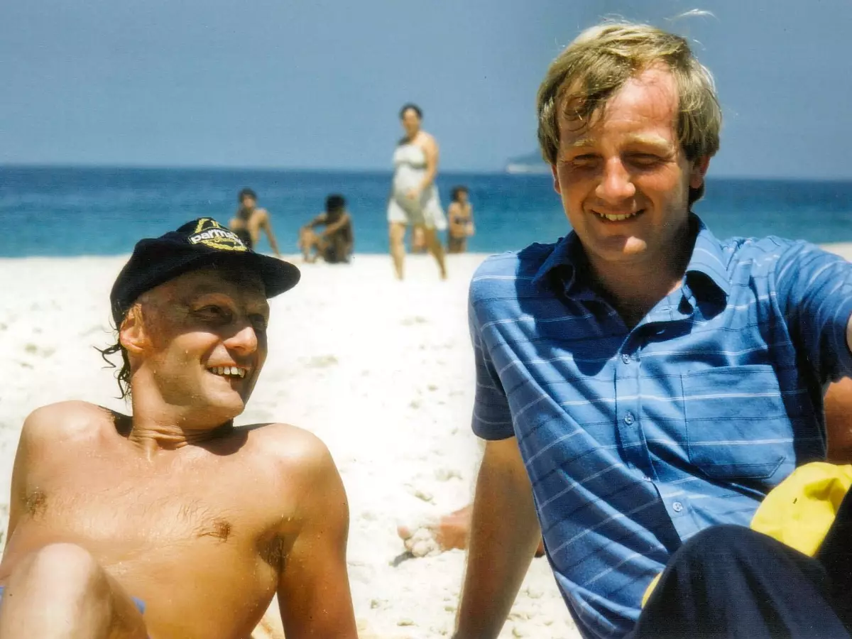Niki Lauda und Wolfgang Wilhelm Foto zur News: Wie war es, Lauda und Schumacher zu fotografieren, Wolfgang Wilhelm?