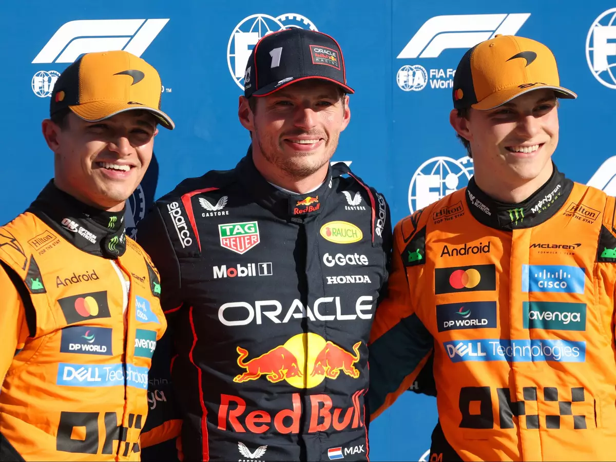 Max Verstappen, Lando Norris, Oscar Piastri Foto zur News: Packendes Monza-Q3: Wie Verstappen die Norris-Attacke abgewehrt hat