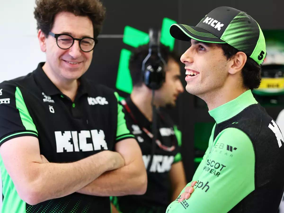 Mattia Binotto, Gabriel Bortoleto Foto zur News: Wer letzte Nacht am besten geschlafen hat: Mattia Binotto