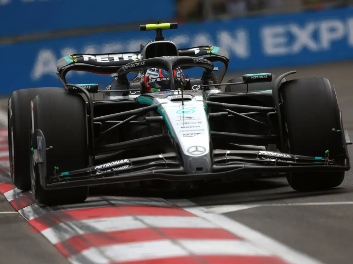 Carson Hocevar Foto zur News: Antonelli zeigt Rebound in Baku: "Das Podium war so nah"