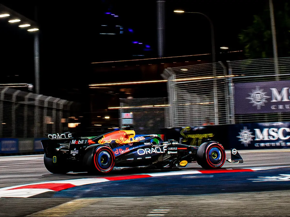 Foto zur News: Verstappen tobt nach Singapur-Quali und droht Norris mit Revanche