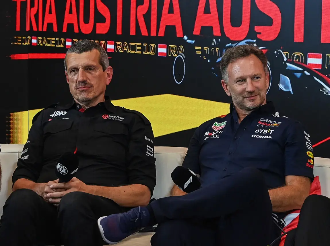 Foto zur News: Christian Horner zu Haas? Günther Steiner wünscht "viel Glück"