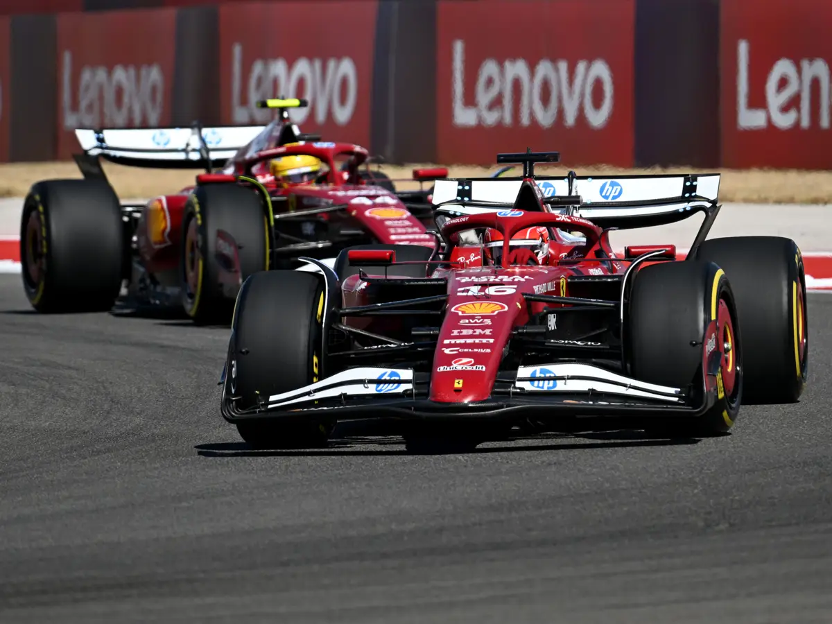 Foto zur News: Leclerc im Ferrari in Austin auf Startplatz drei: Wie ging das denn?