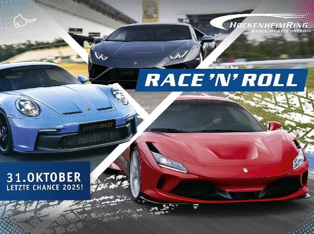 Race?n?Roll auf dem Hockenheimring - 31. Oktober - letzte Chance 2025! Foto zur News: Halloween am Hockenheimring: Race'n'Roll-Tag mit Adrenalin pur!