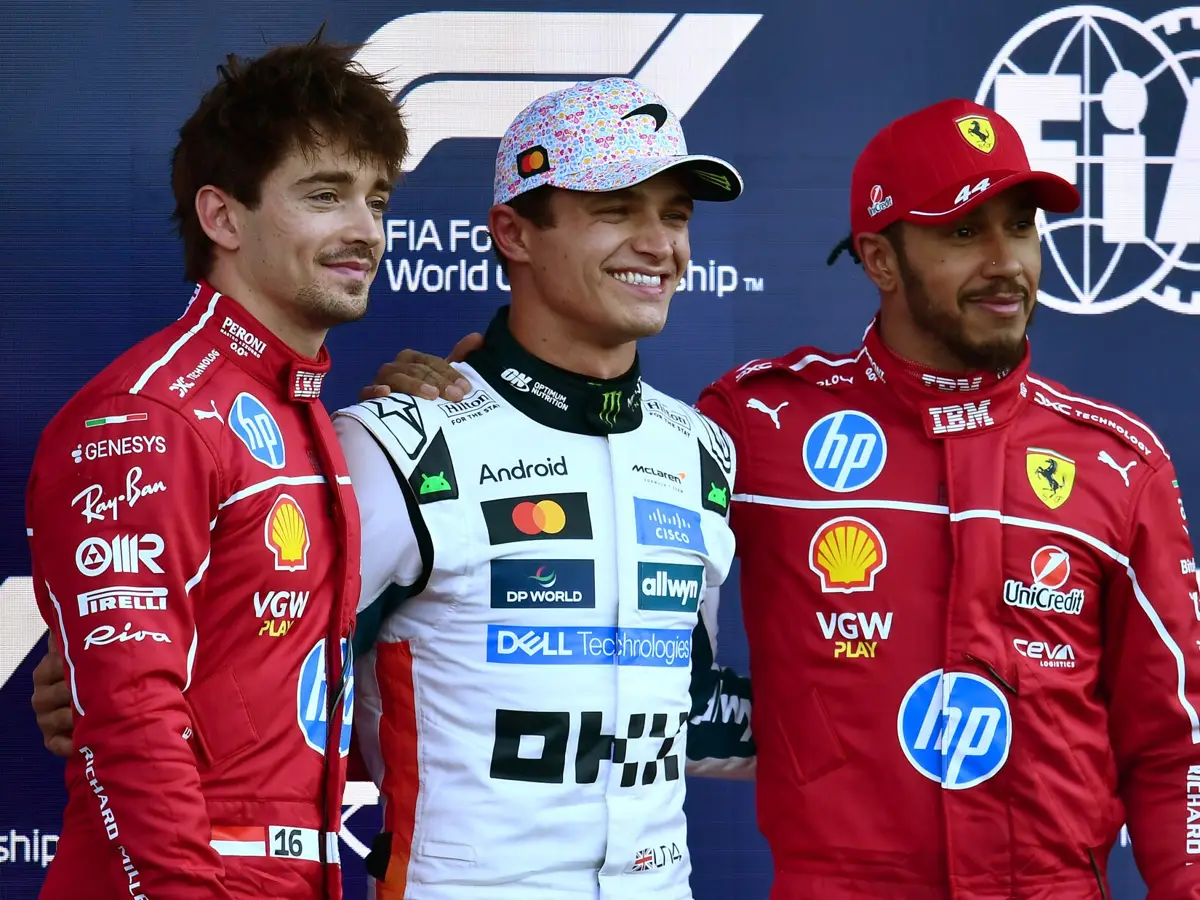 Foto zur News: Formel 1 Mexiko: Norris auf Poleposition vor beiden Ferrari - Piastri im Nirgendwo