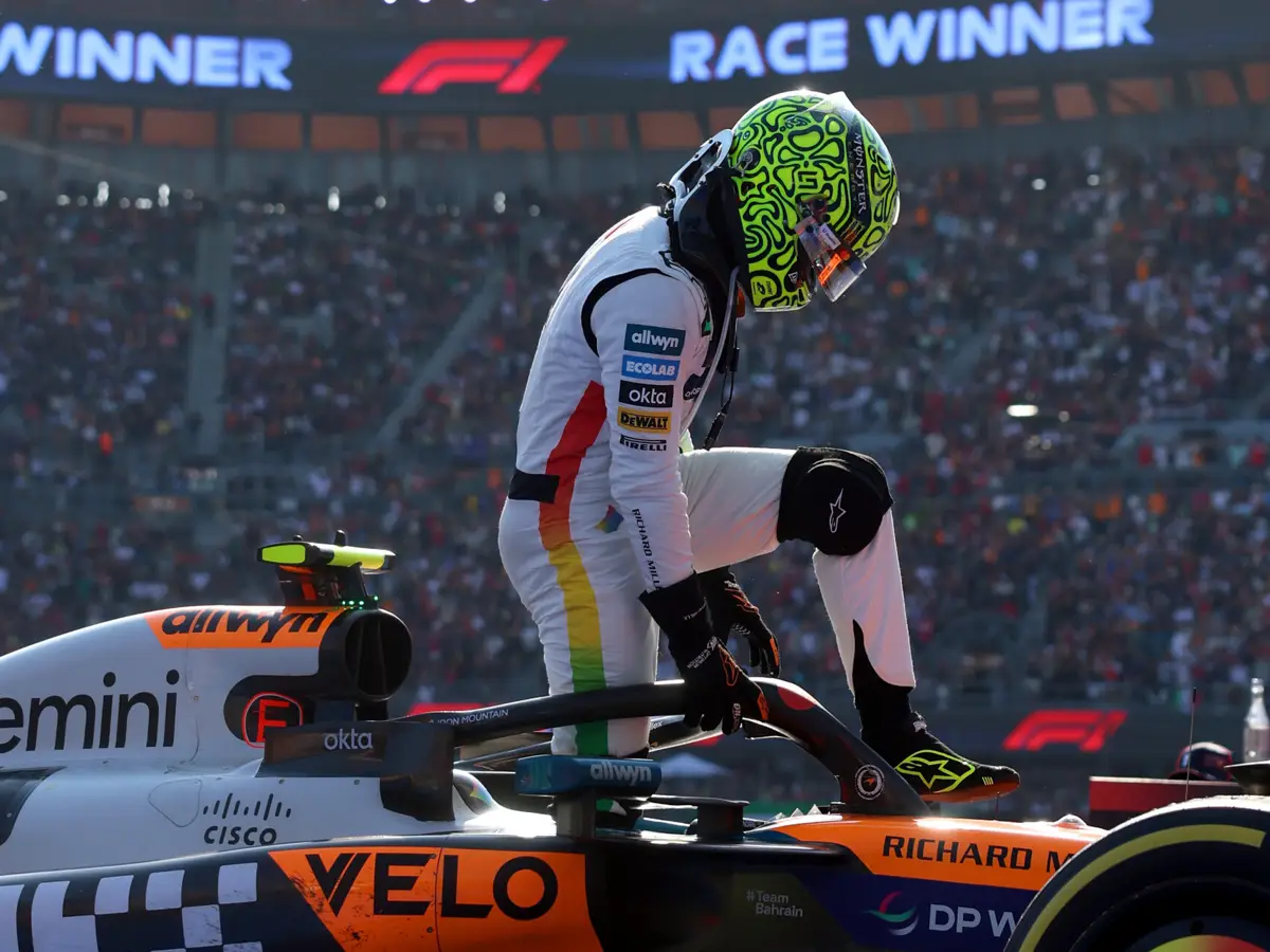 Lando Norris Foto zur News: Timo Glock lobt Norris nach Mexiko-Sieg: "Das war eine Machtdemonstration"