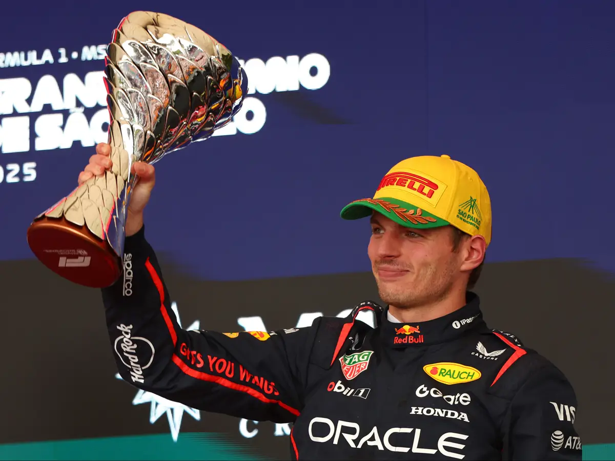 Foto zur News: "Hätte ich nie erwartet": So erklärt Verstappen seine  Brasilien-Aufholjagd