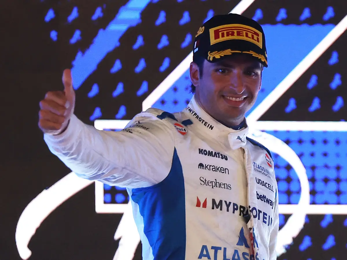 Foto zur News: Auf Williams' schlechtester Strecke: Carlos Sainz holt überraschendes Podium