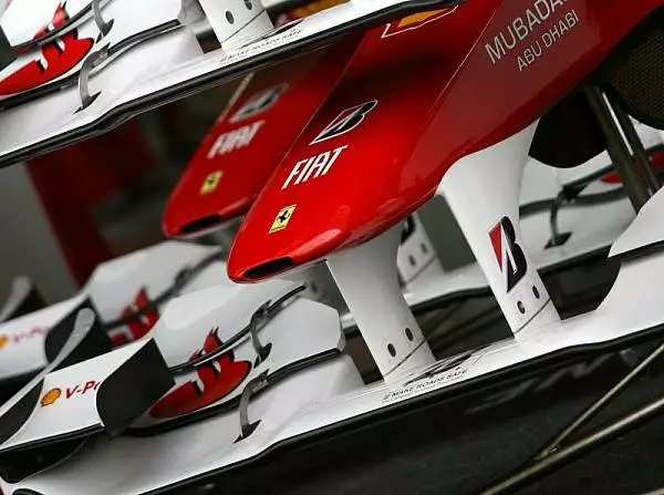 Ferrari-Frontflügel Foto zur News: Ferrari-Präsentation Ende Januar