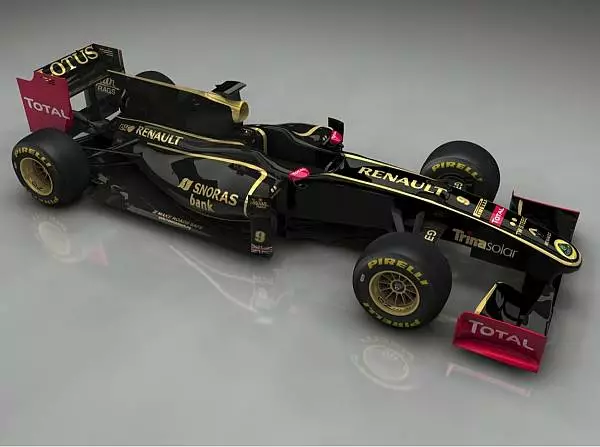 Lotus-Renault Foto zur News: Renault: Alesi und Petrow stellen die neue Lackierung vor
