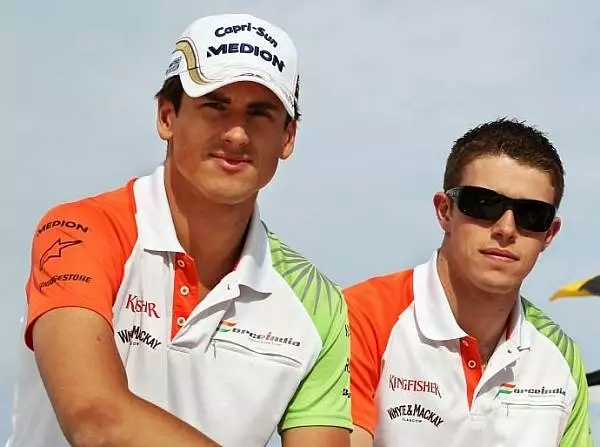 Paul di Resta, Adrian Sutil Foto zur News: Force India: Sind die Würfel gefallen?
