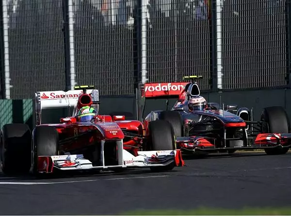 Felipe Massa, Jenson Button Foto zur News: Massa: "Das ist nicht das, was wir erwartet hatten"