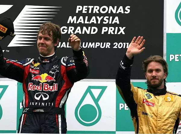 Foto zur News: Deutsche Festspiele: Vettel gewinnt, Heidfeld Dritter!