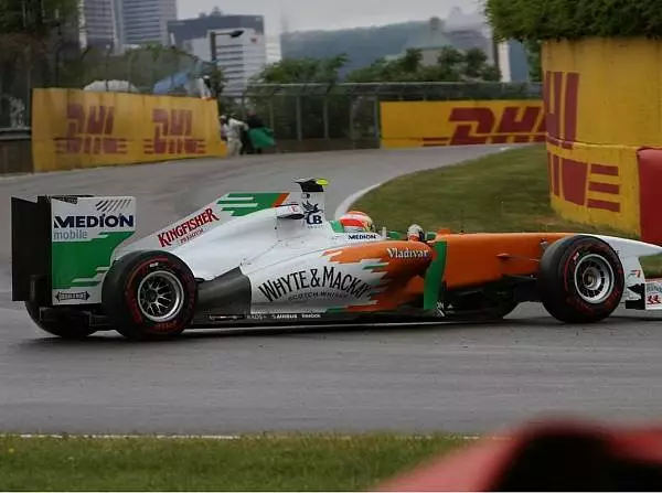 Foto zur News: Unfälle kosten Force India wertvolle Punkte