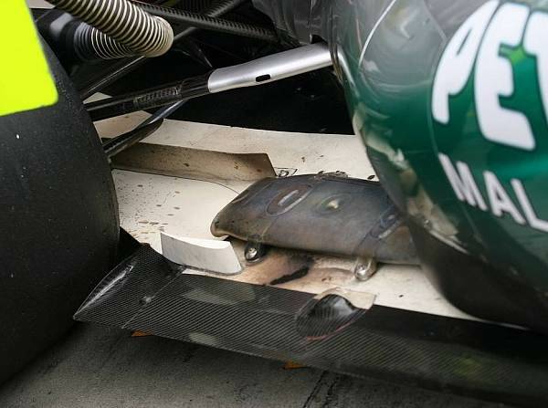 Foto zur News: Mercedes freut sich über trockenes Training