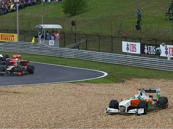 Foto zur News: Sutil: Wo ist der Speed im Regen hin?