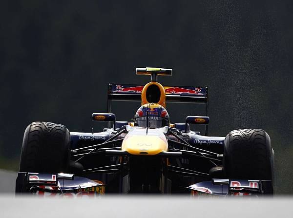 Foto zur News: Erneut Regen in Spa: Webber vor Hamilton