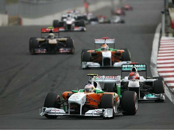 Foto zur News: Ein Punkt für Force India: Zu langsam für Toro Rosso