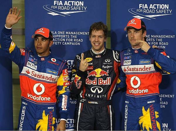 Foto zur News: Vettel auf Pole: "Guten Abend, Mister Mansell!"