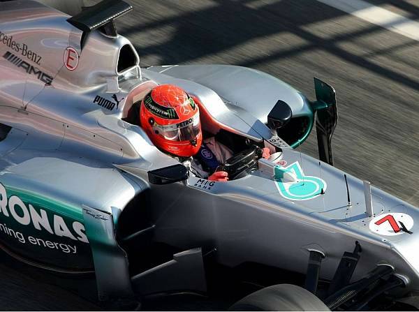 Foto zur News: Schumacher: "Gutes Gefühl" trotz Rückstand auf Red Bull