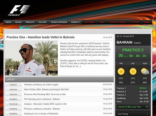 Foto zur News: Formel 1 erwägt Online-Streaming der Rennen