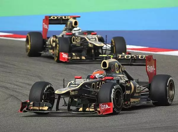 Romain Grosjean, Kimi Räikkönen Foto zur News: Allison: "Sieg ist möglich"