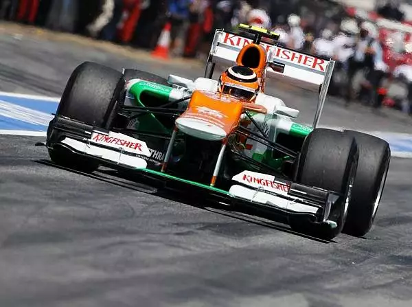 Nico Hülkenberg Foto zur News: Force India hoffnungsvoll: Neue Teile funktionieren