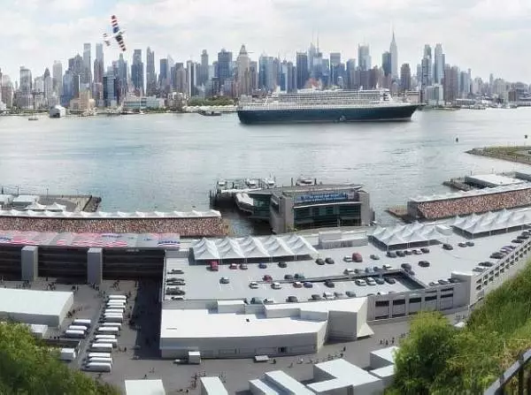 Simulation des Paddocks des US-Grand-Prix in New York Foto zur News: Warum der Weg zum New-Jersey-Grand-Prix so schwierig ist