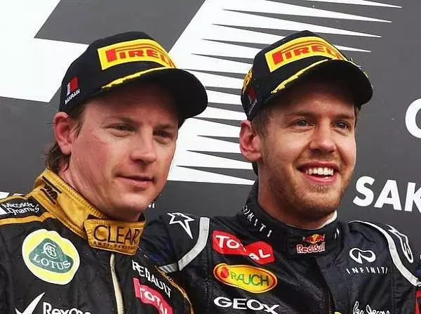 Kimi Räikkönen, Sebastian Vettel Foto zur News: Räikkönen über Vettel: "Ein richtig guter Kumpel"
