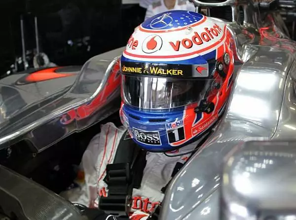 Jenson Button Foto zur News: Button zwischen Hoffen und Bangen