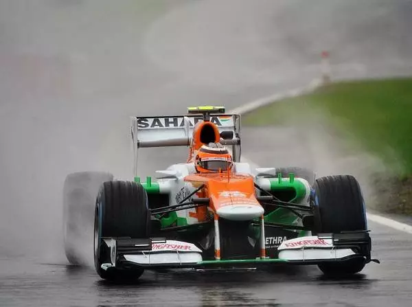 Foto zur News: Force India lässt sich die Stimmung nicht verderben