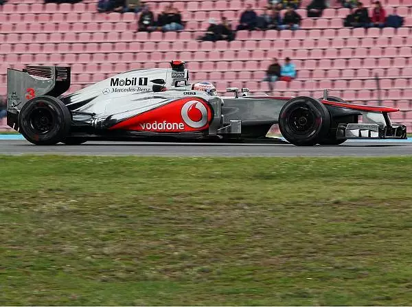 Jenson Button Foto zur News: McLaren-Updates: "Die Daten sehen passabel aus"