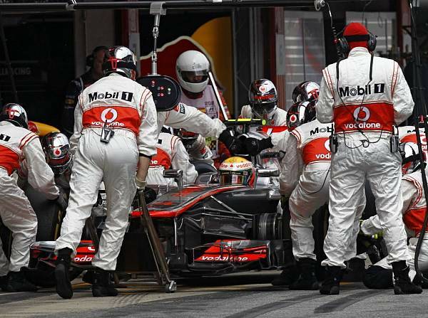 Foto zur News: McLarens Boxenstopps: Zwei-Sekunden-Marke soll fallen