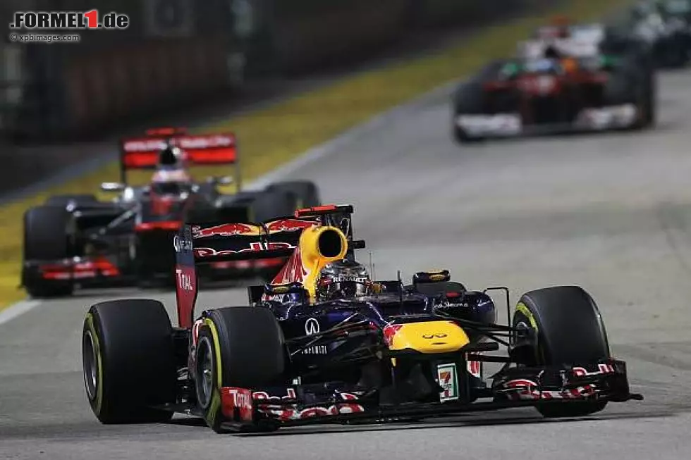 Foto zur News: Sebastian Vettel, Jenson Button