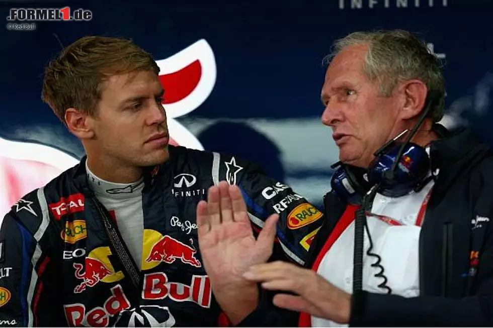 Foto zur News: Sebastian Vettel und Helmut Marko