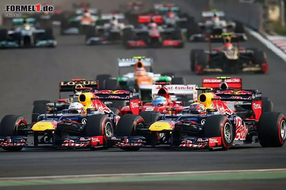 Foto zur News: Sebastian Vettel, Mark Webber