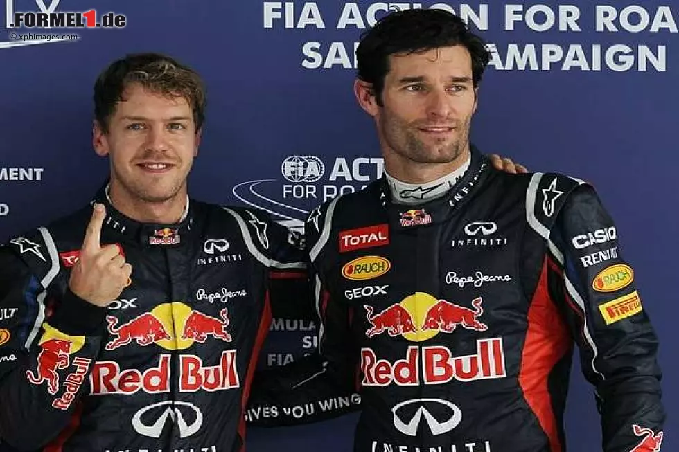 Mark Webber, Sebastian Vettel Foto zur News: Mark Webber, Sebastian Vettel