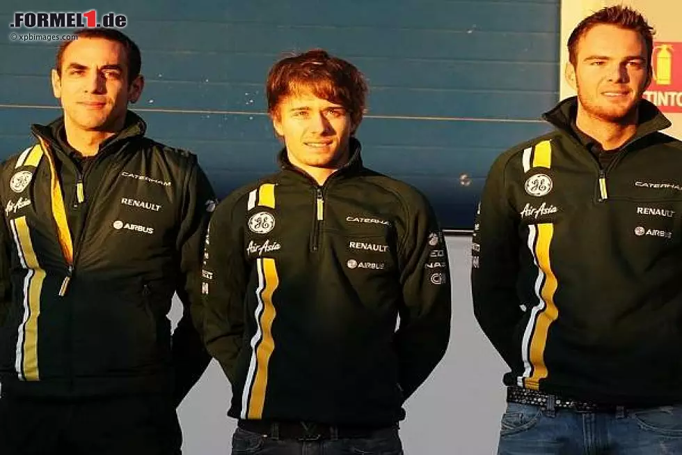 Foto zur News: Cyril Abiteboul, Charles Pic, Giedo van der Garde