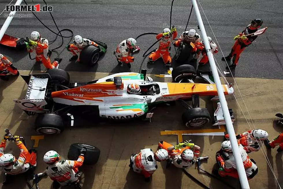 Foto zur News: Adrian Sutil, Boxenstopp