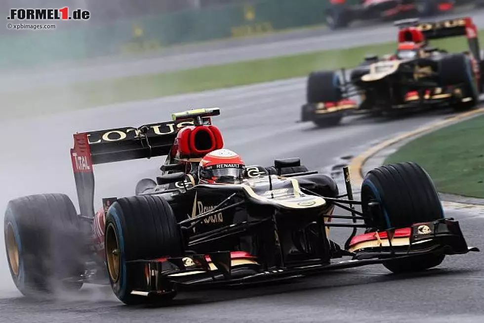 Foto zur News: Romain Grosjean, Kimi RÃ¤ikkÃ¶nen