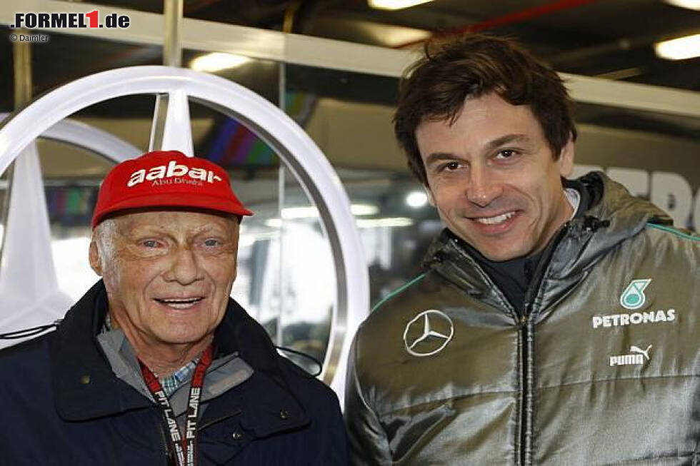 Foto zur News: Niki Lauda, Toto Wolff
