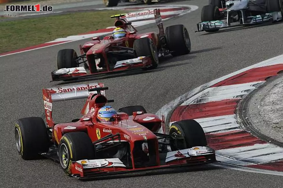 Foto zur News: Fernando Alonso, Felipe Massa